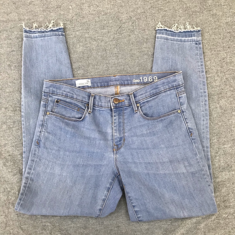 Gap legging jean light-wash stretch ankle pants